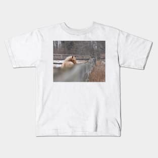 Palomino thoroughbred colt Kids T-Shirt